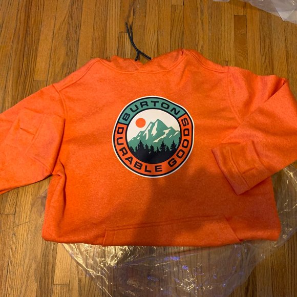 Burton Oak Pullover Hoodie, Men's Burton Hoodie, Hoodie with Thumbholes, Burton - Picture 2 of 7